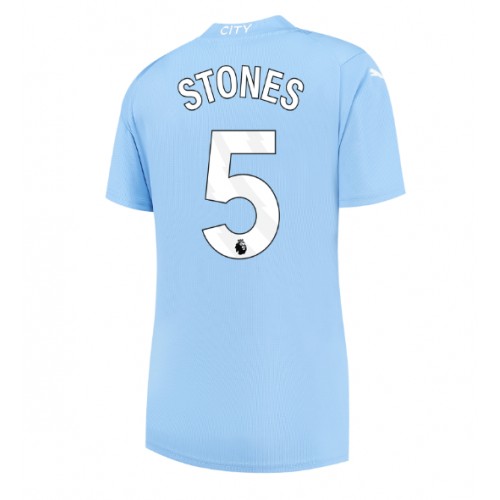 Dámy Fotbalový dres Manchester City John Stones #5 2023-24 Domácí Krátký Rukáv